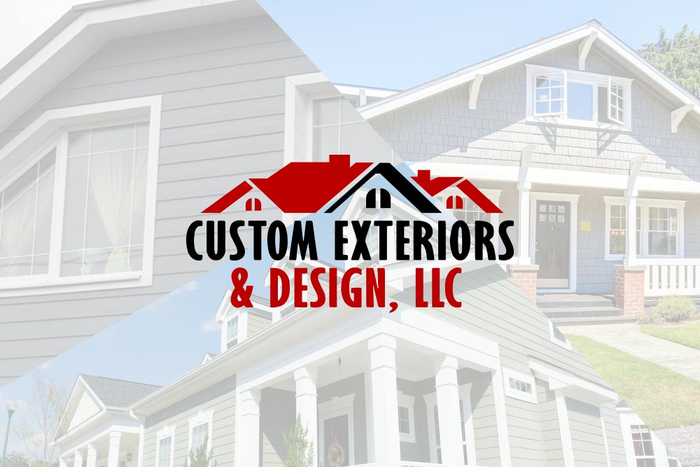 A picture of the logo for custom exteriors and design, llc.